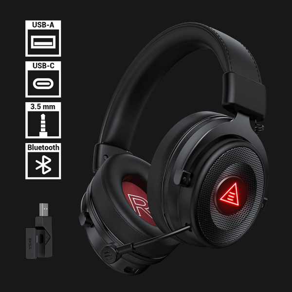 EKSA® E900 BT Ultra-Low Latency Multi-Platform Wireless Gaming Headset