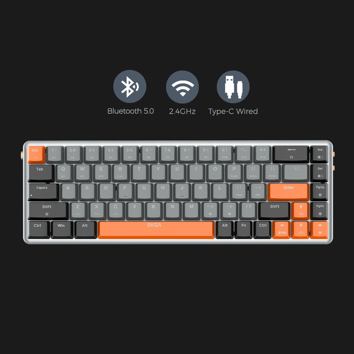 EKSA® Glimmer Wireless RGB Mechanical Gaming Keyboard - EKSA