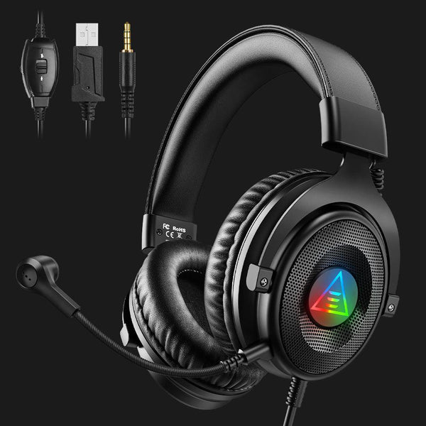 EKSA® E900 DL 3D Stereo Sound Wired Gaming Headset - EKSA