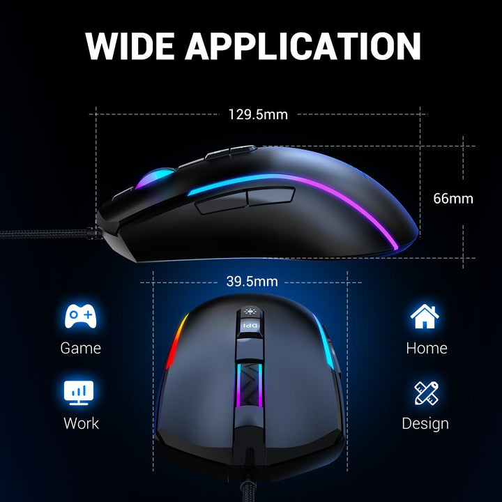 EKSA® EM110 RGB Gaming Mouse - EKSA