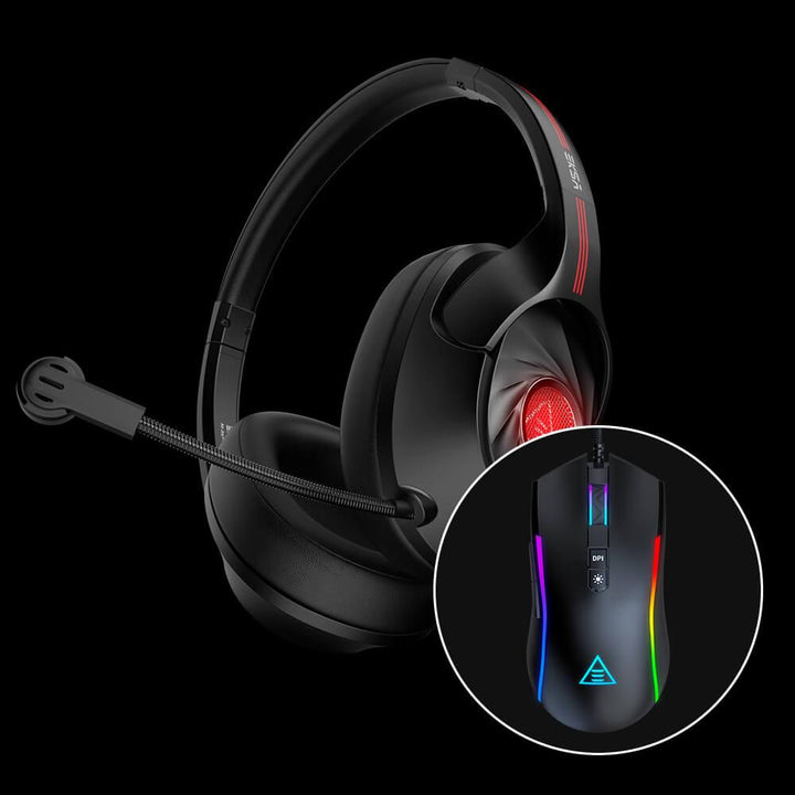 EKSA AirJoy Plus Ultralight Nintendo Switch™ Headset + Gaming Mice Bundle - EKSA