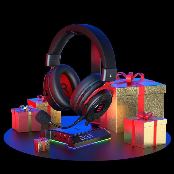 EKSA® E900 Gaming Headset + W1 RGB Gaming Headset Stand Gift Set - EKSA