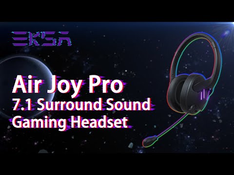 E3 Pro Air Joy Pro 7.1 Surround Sound Gaming Headset- EKSA